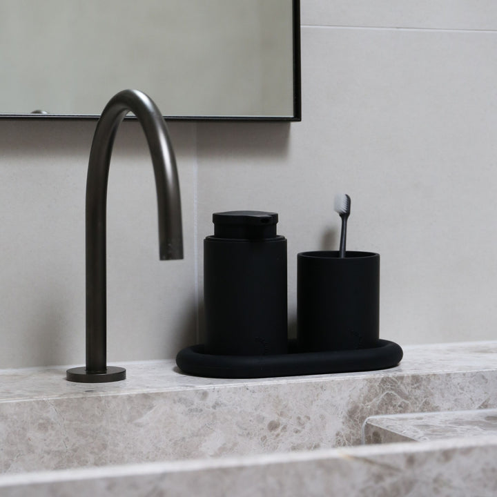 DESIGNSTUFF ARC Soap Dispenser, Black