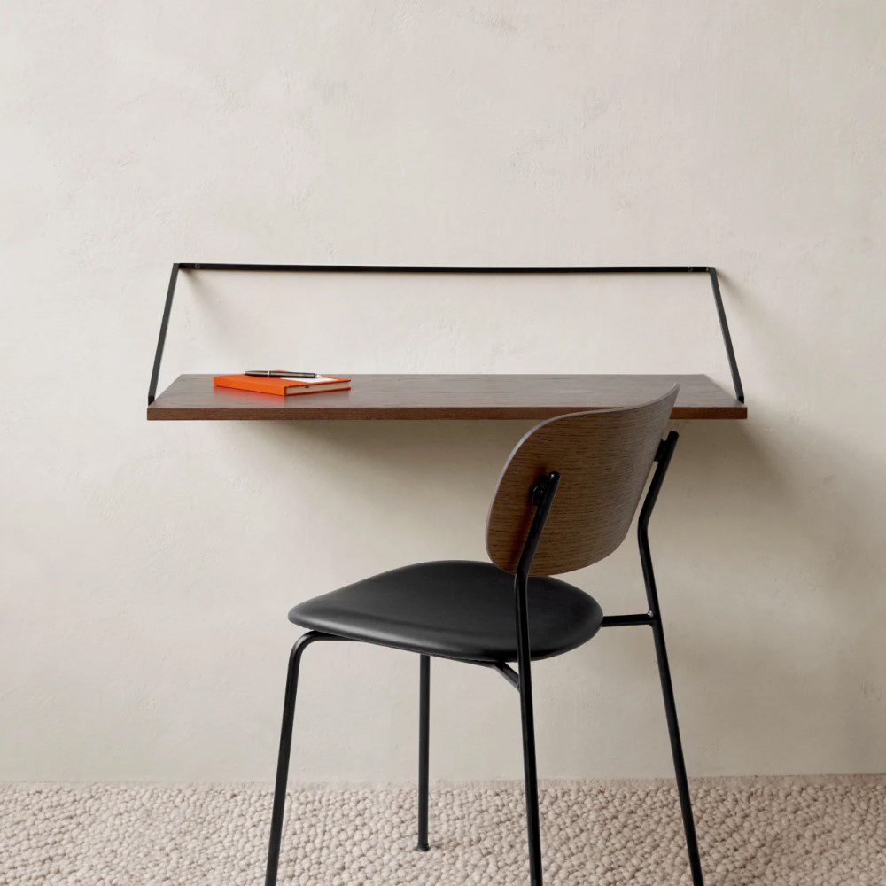 PRE-ORDER │ AUDO CPH (Ex MENU) Rail Desk, Black/Dark Stained Oak