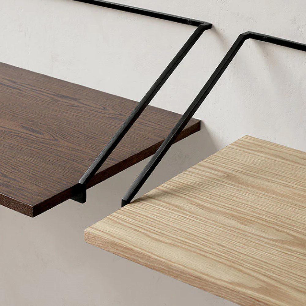 PRE-ORDER │ AUDO CPH (Ex MENU) Rail Desk, Black/Dark Stained Oak