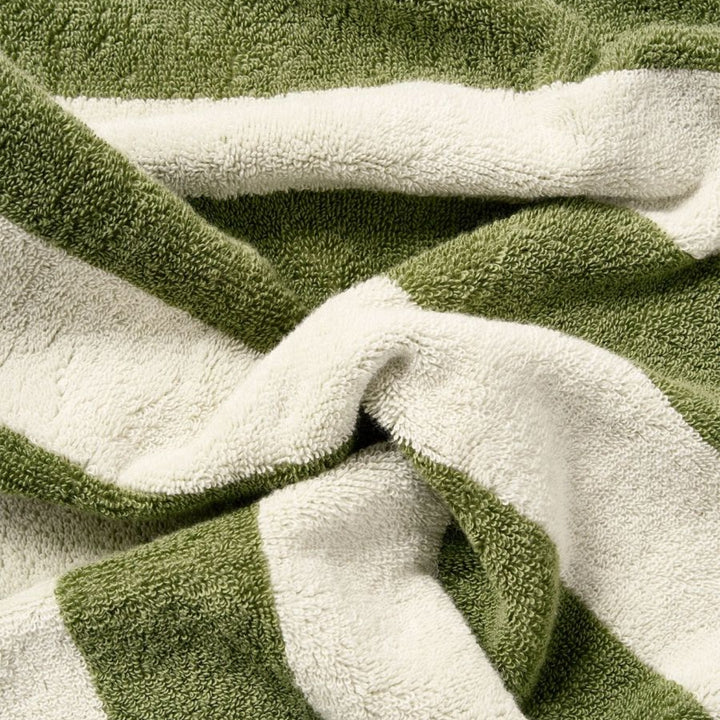 AURA HOME Riviera Stripe Hand Towel, Caper