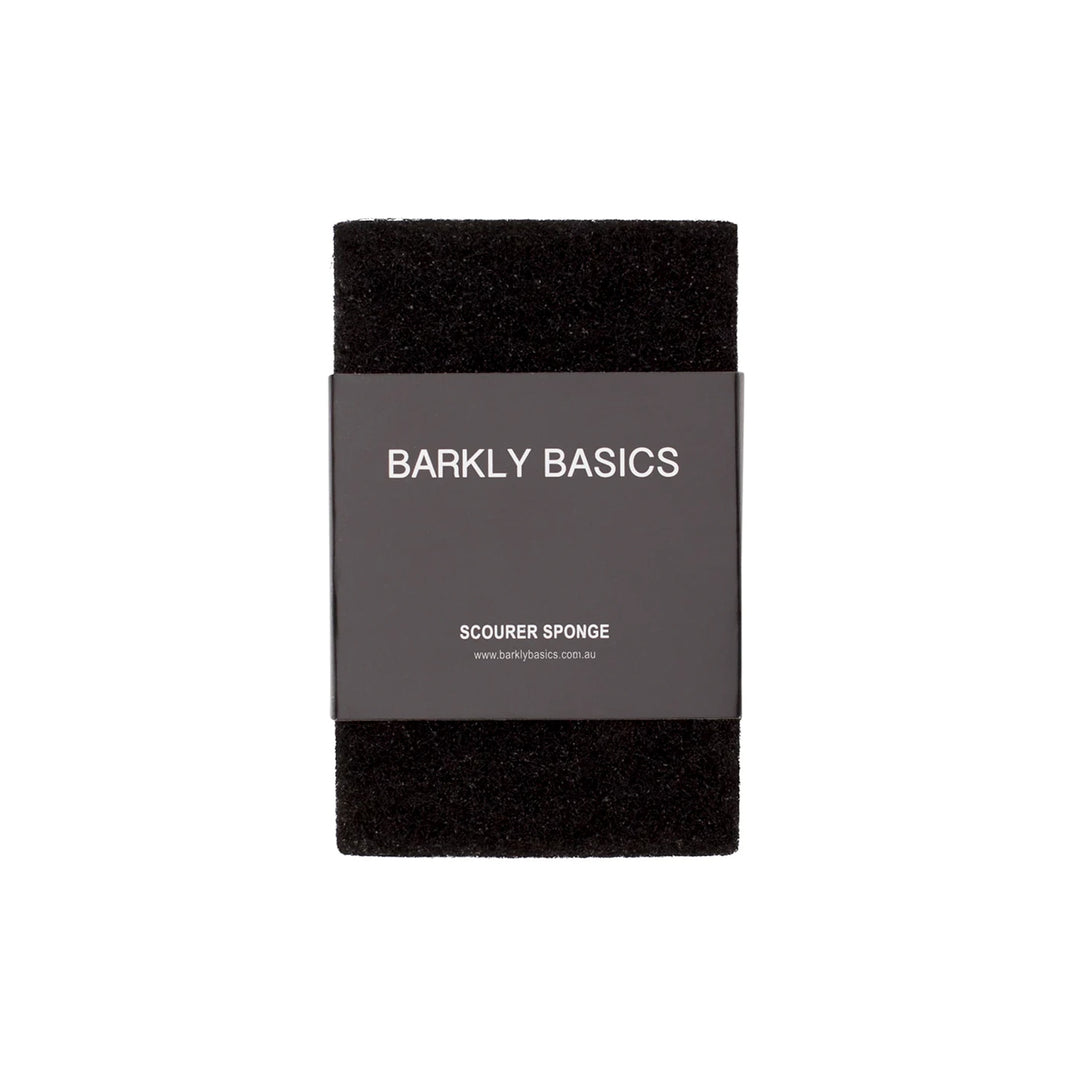 BARKLY BASICS Black and White Scourer Sponge (2 Pack)