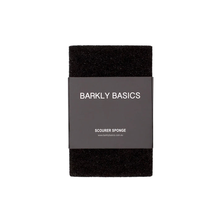 BARKLY BASICS Black and White Scourer Sponge (2 Pack)