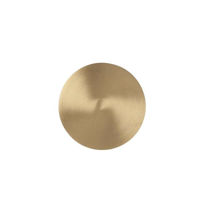 BEHR & CO Circle Coasters, Brass, Set of Four