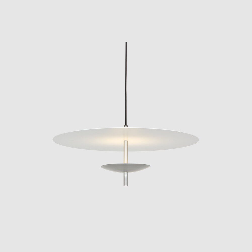 PRE-ORDER | BEN-TOVIM DESIGN Reflector Round Pendant, Brushed Anodised Silver - 2 Sizes