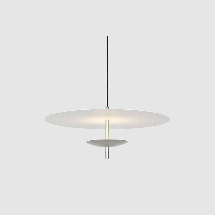 PRE-ORDER │ BEN-TOVIM DESIGN Reflector Round Pendant, Brushed Anodised Silver - 2 Sizes