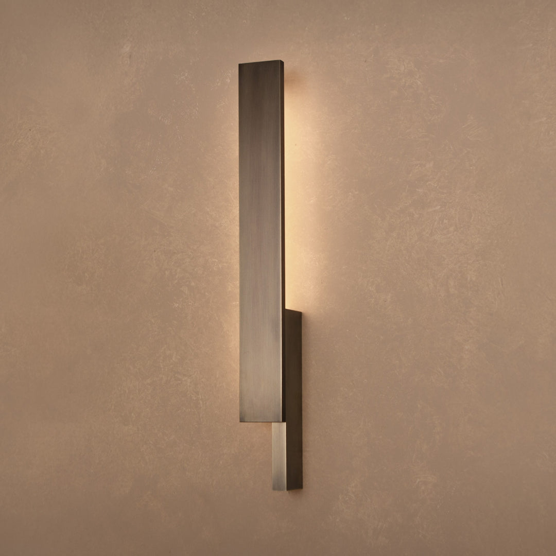 PRE-ORDER │ BEN-TOVIM DESIGN Bloc Wall Sconce, Left, Bronze Patina