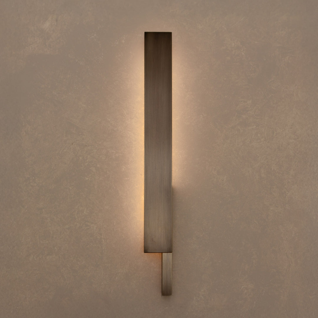 PRE-ORDER │ BEN-TOVIM DESIGN Bloc Wall Sconce, Left, Bronze Patina