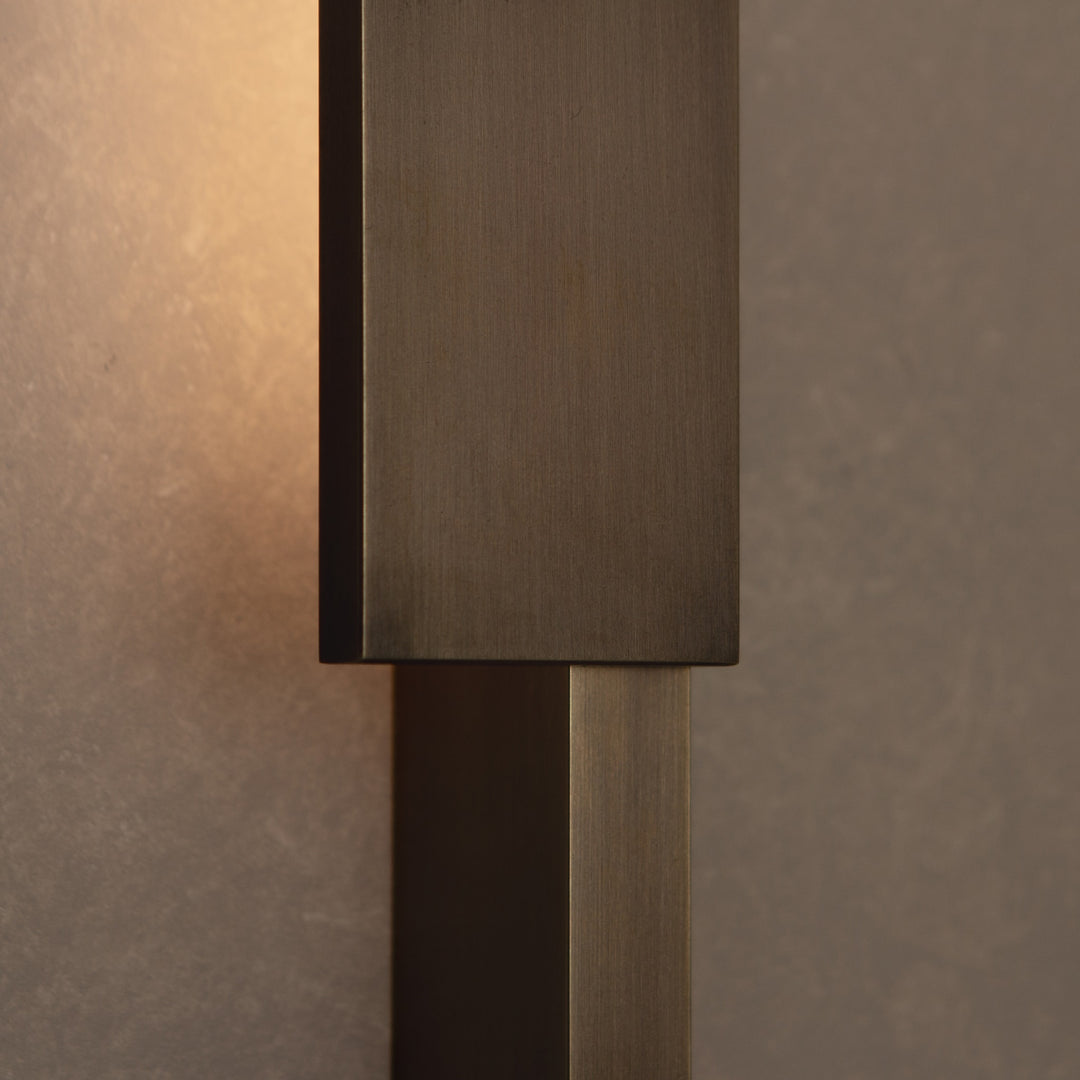 PRE-ORDER │ BEN-TOVIM DESIGN Bloc Wall Sconce, Left, Bronze Patina