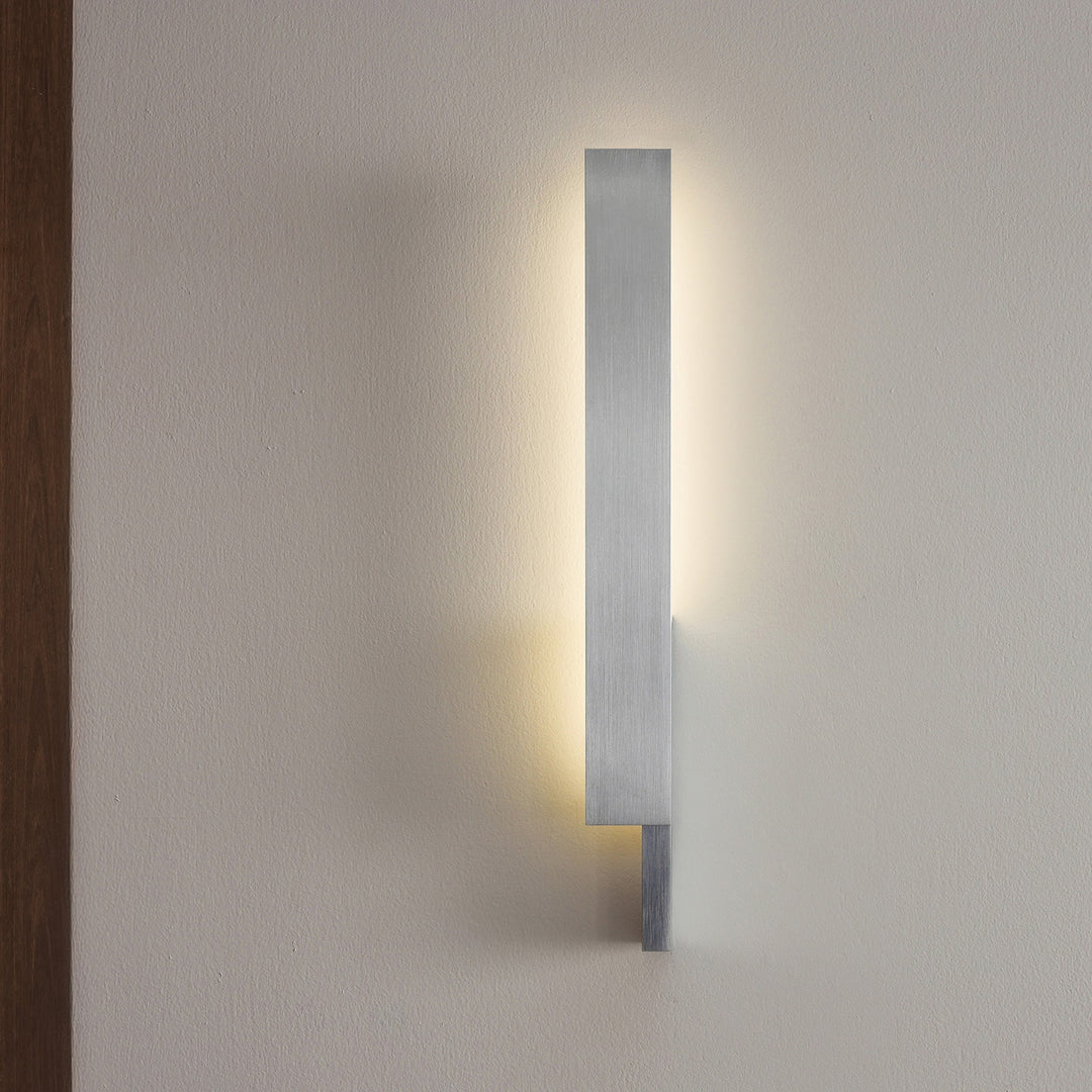 PRE-ORDER │ BEN-TOVIM DESIGN Bloc Wall Sconce, Left, Brushed Aluminium