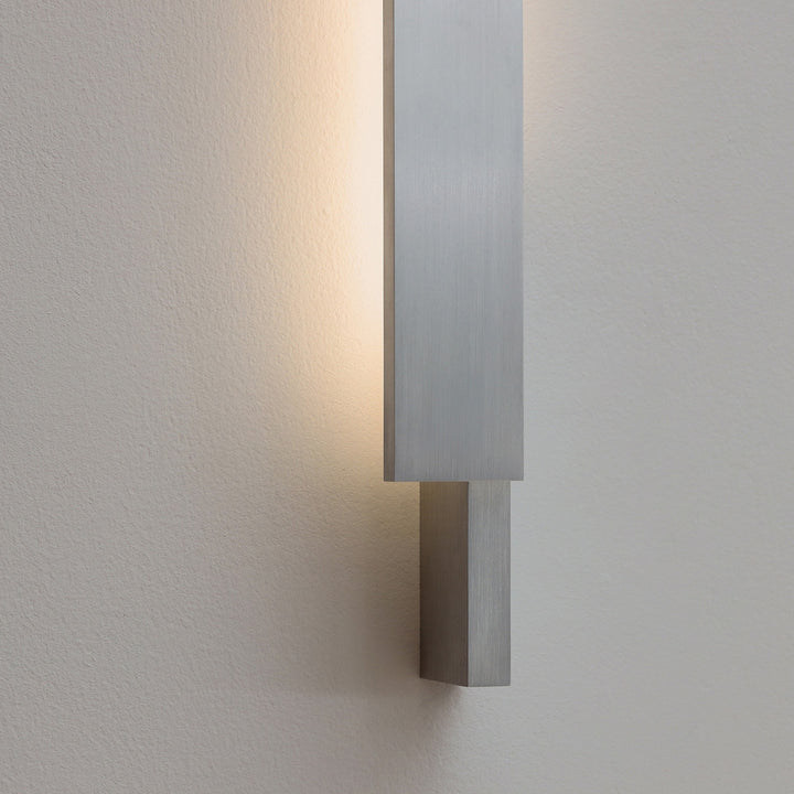 PRE-ORDER │ BEN-TOVIM DESIGN Bloc Wall Sconce, Right, Brushed Aluminium