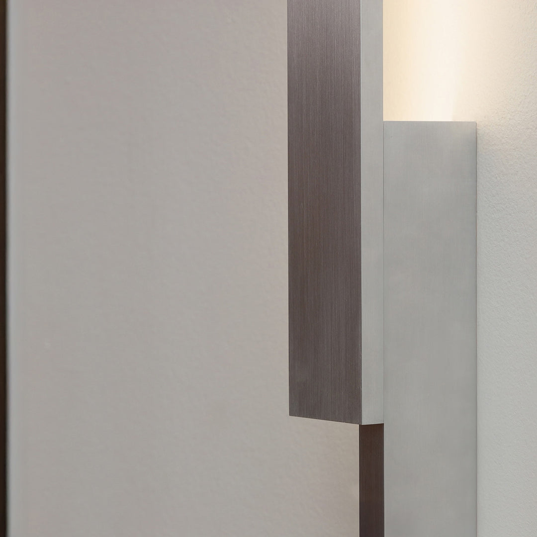 PRE-ORDER │ BEN-TOVIM DESIGN Bloc Wall Sconce, Right, Brushed Aluminium