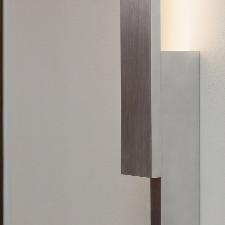 PRE-ORDER │ BEN-TOVIM DESIGN Bloc Wall Sconce, Right, Brushed Aluminium