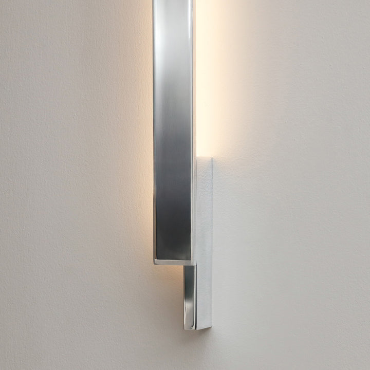 PRE-ORDER │ BEN-TOVIM DESIGN Bloc Wall Sconce, Left, Polished Aluminium