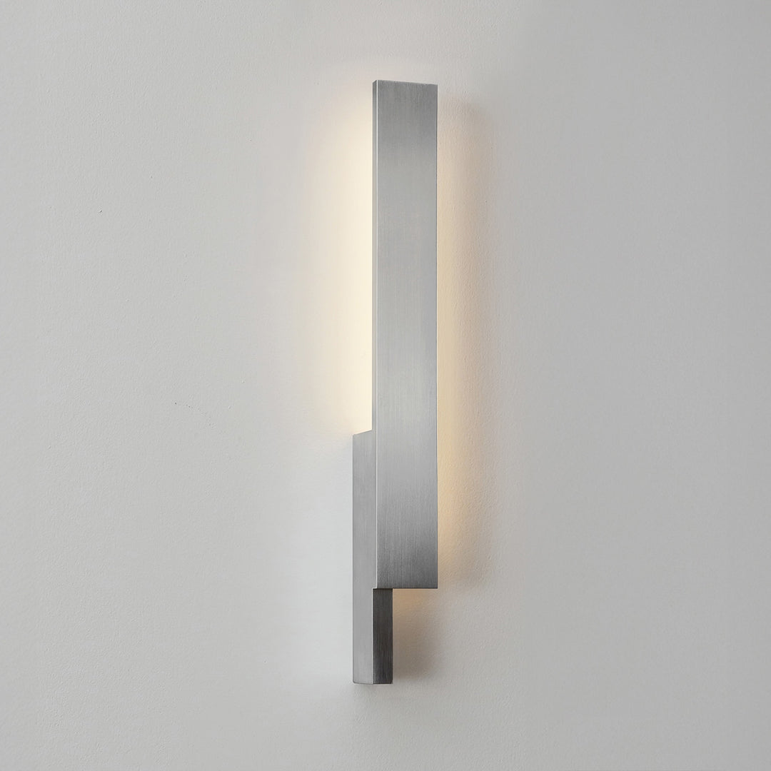 PRE-ORDER │ BEN-TOVIM DESIGN Bloc Wall Sconce, Right, Brushed Aluminium