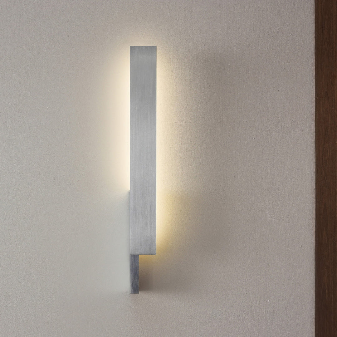 PRE-ORDER │ BEN-TOVIM DESIGN Bloc Wall Sconce, Right, Brushed Aluminium