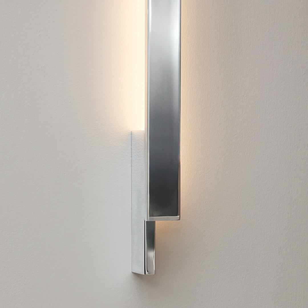 PRE-ORDER │ BEN-TOVIM DESIGN Bloc Wall Sconce, Right, Polished Aluminium