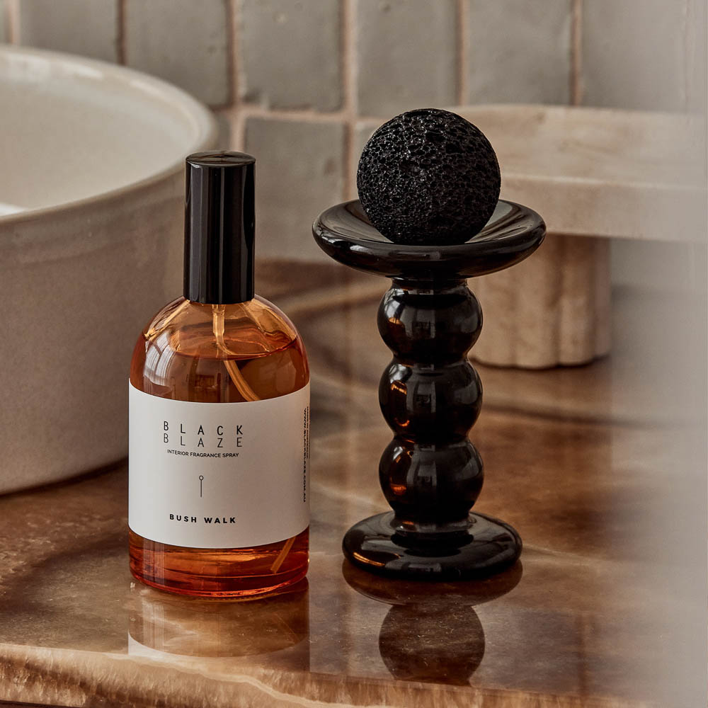 Halo Lava Rock diffuser room fragrance with vetiver and fid scented oil.