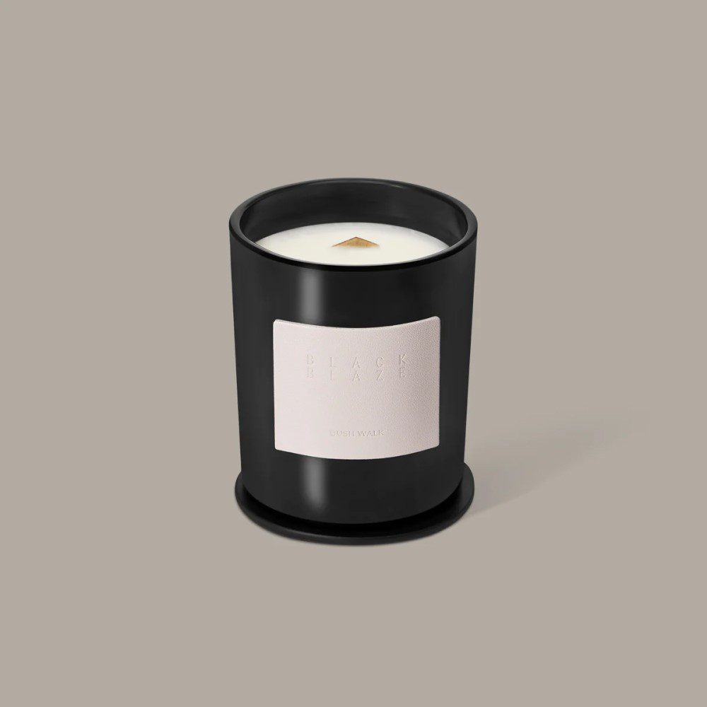 A cylinder-shaped jar of candle.