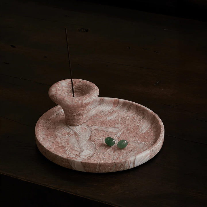 BLACK BLAZE Bell Incense Burner, Fossil Pink