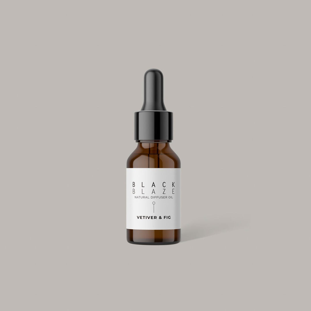 BLACK BLAZE Diffuser Oil, Vetiver & Fig