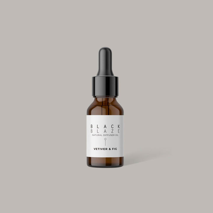BLACK BLAZE Diffuser Oil, Vetiver & Fig