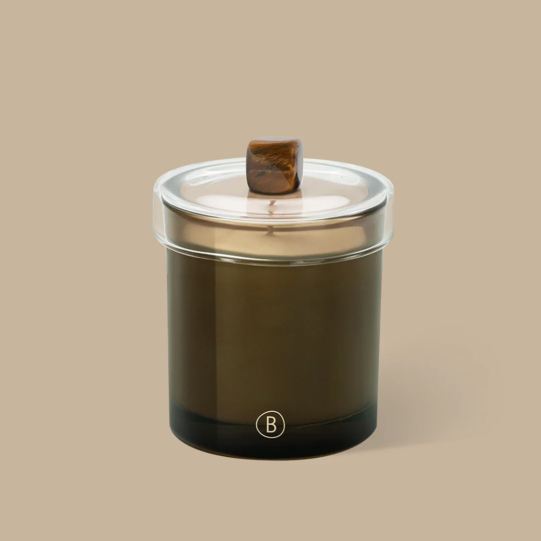 BLACK BLAZE Glass Candle Lid, Tiger Eye