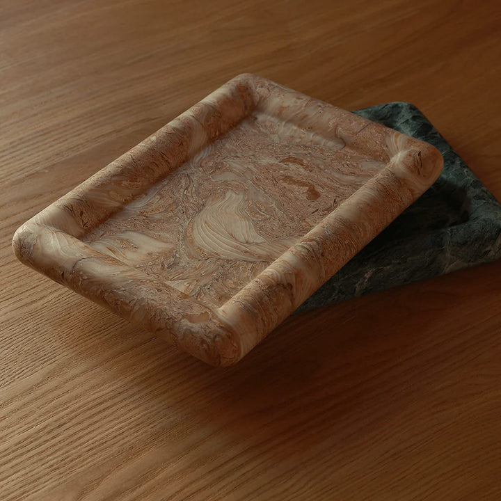BLACK BLAZE Halo Rectangle Tray, L 25cm, Fossil Pink