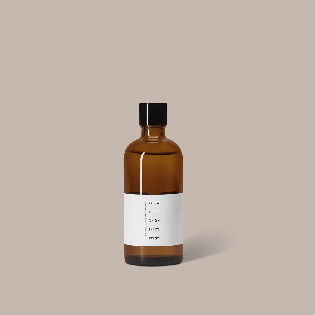 BLACK BLAZE Natural Fragrance Diffuser, Vetiver & Fig 100ml