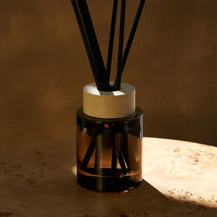 BLACK BLAZE Vetiver & Fig Reed Diffuser, Black