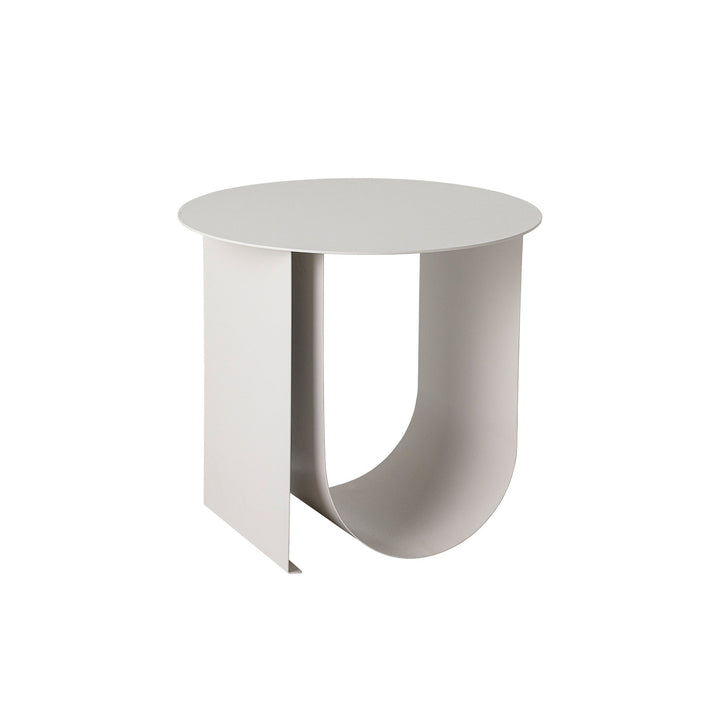 BLOOMINGVILLE Cher Side Table / Bedside Table Off White Metal