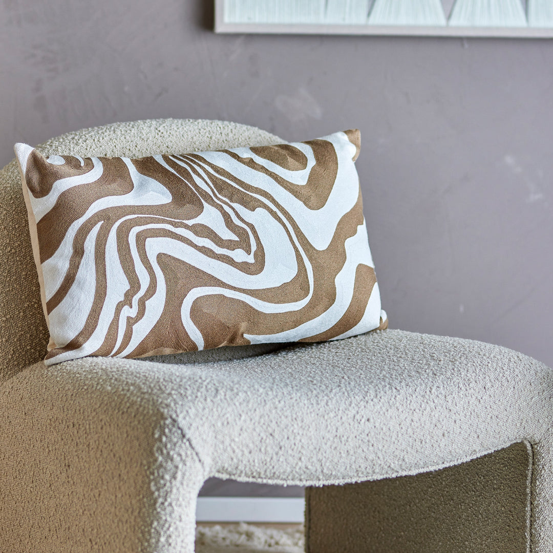 BLOOMINGVILLE Aba Cushion, Nature, 60x35cm