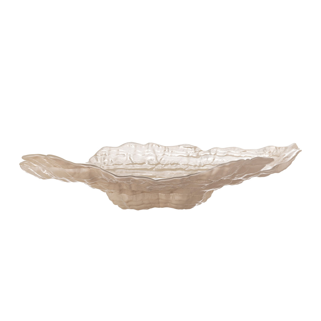 BLOOMINGVILLE Aiku Bowl, Nature, Glass, L38 cm