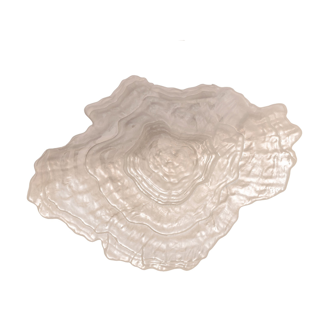 BLOOMINGVILLE Aiku Bowl, Nature, Glass, L38 cm