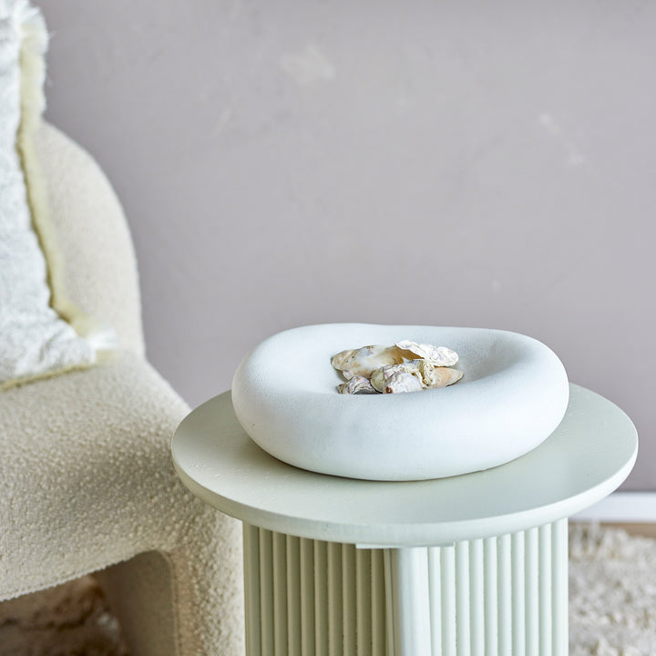 BLOOMINGVILLE Audra Stoneware Bowl, White, D30cm