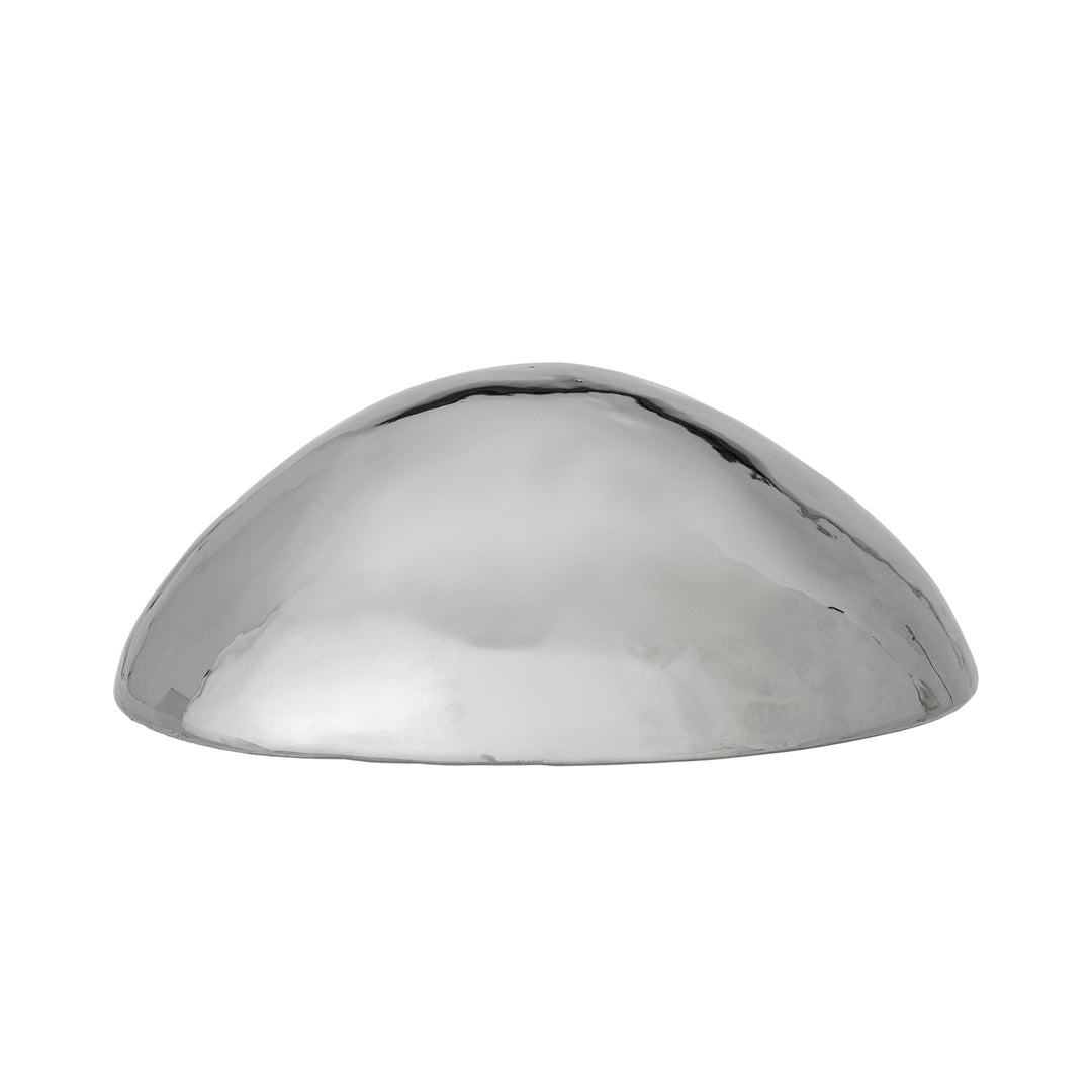 BLOOMINGVILLE Bobby Sculpture Stoneware H18xL21.5cm, Chrome/Silver