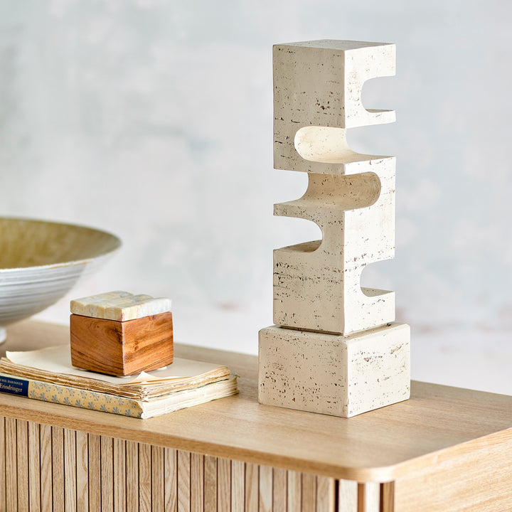 BLOOMINGVILLE Hallam Deco Sculpture H34cm, Nature