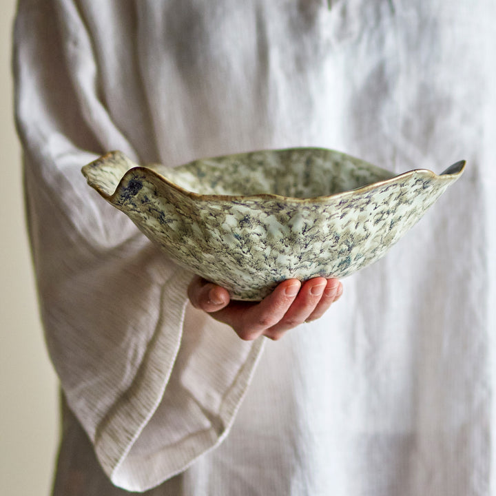 BLOOMINGVILLE Lennon Stoneware Bowl Ø27cm, Grey