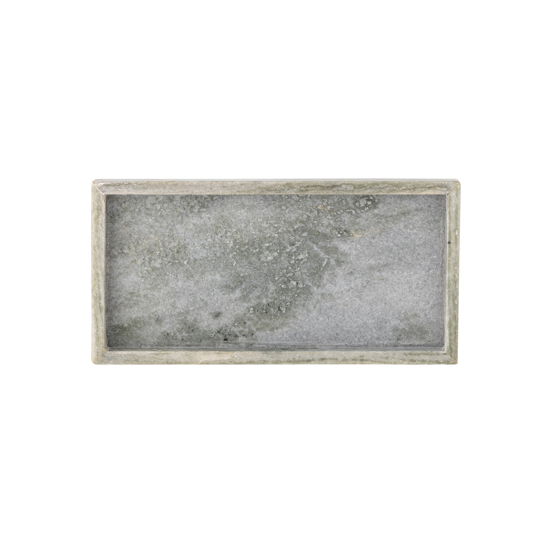 BLOOMINGVILLE Majsa Marble Tray, L25.5cm, Green