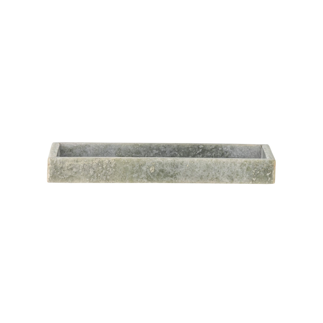 BLOOMINGVILLE Majsa Marble Tray, L25.5cm, Green