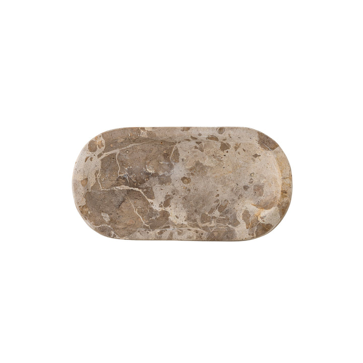 BLOOMINGVILLE Shao Marble Tray L24.5cm, Nature
