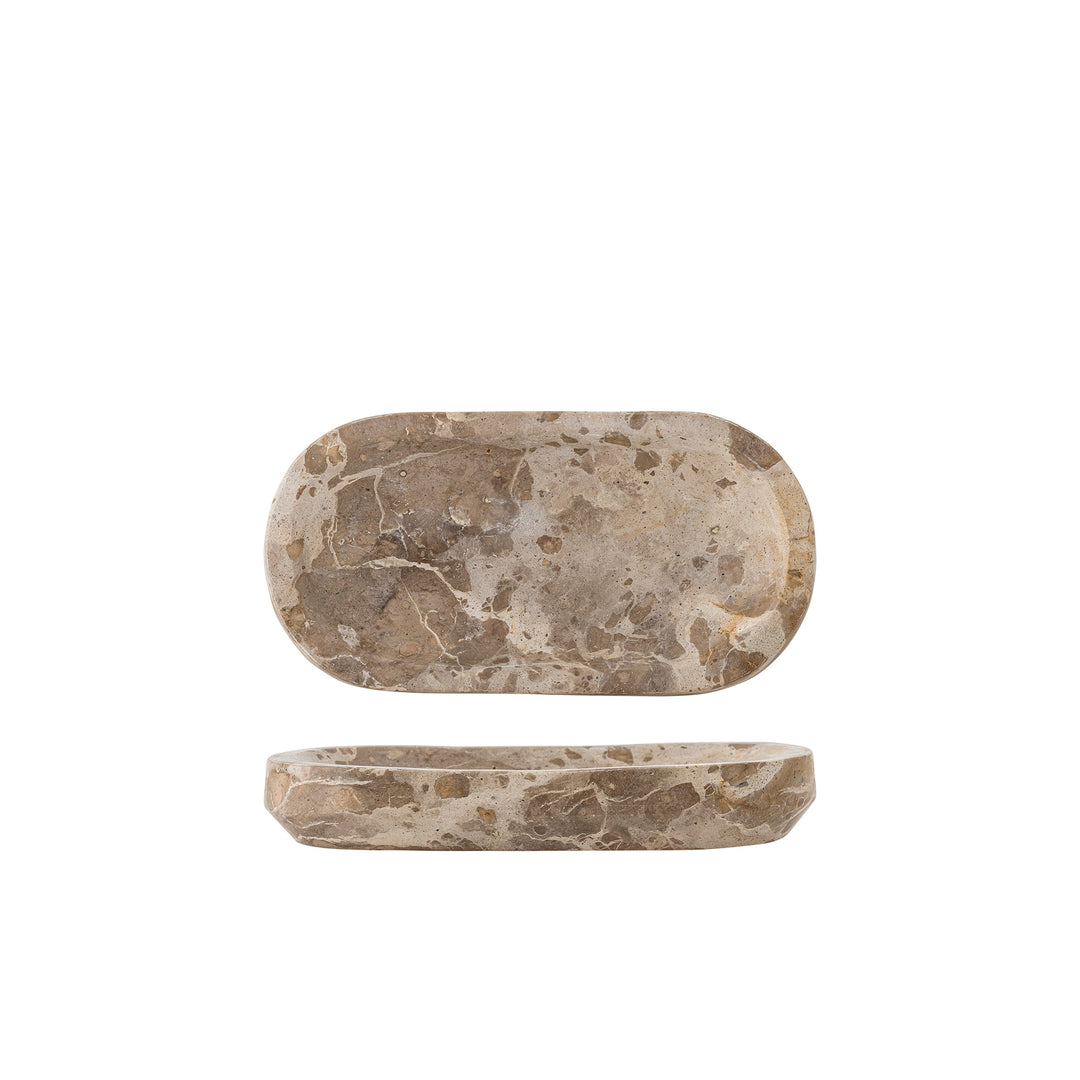 BLOOMINGVILLE Shao Marble Tray L24.5cm, Nature