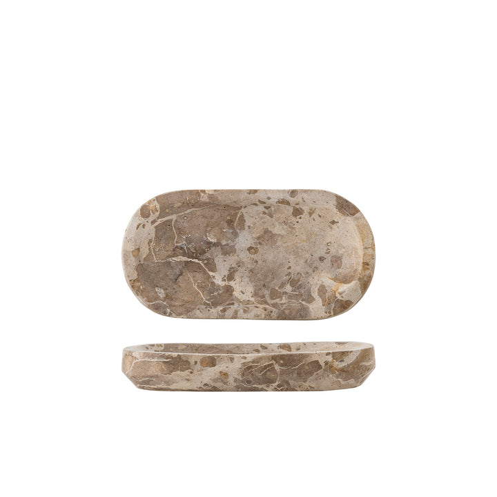 BLOOMINGVILLE Shao Marble Tray L24.5cm, Nature
