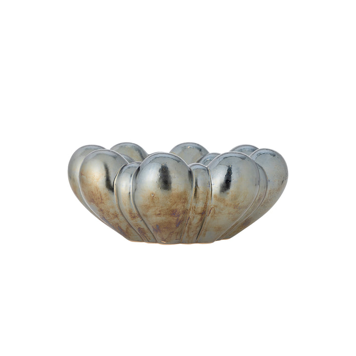BLOOMINGVILLE Sheeran Bowl, Silver, D31.5cm