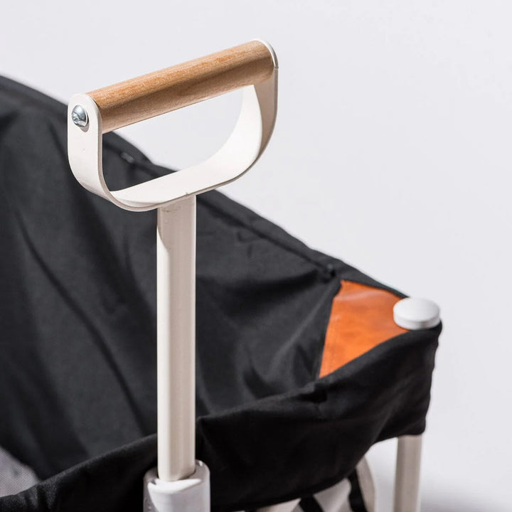 BUSINESS & PLEASURE CO Folding Beach Cart, Monaco Black Stripe