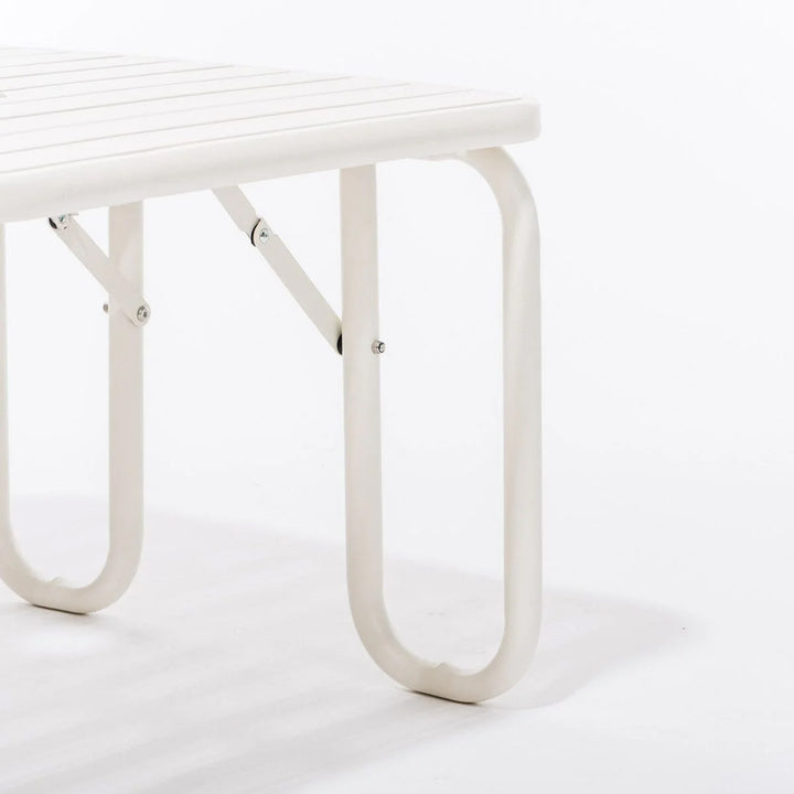 BUSINESS & PLEASURE CO Sunliner Side Table, Antique White