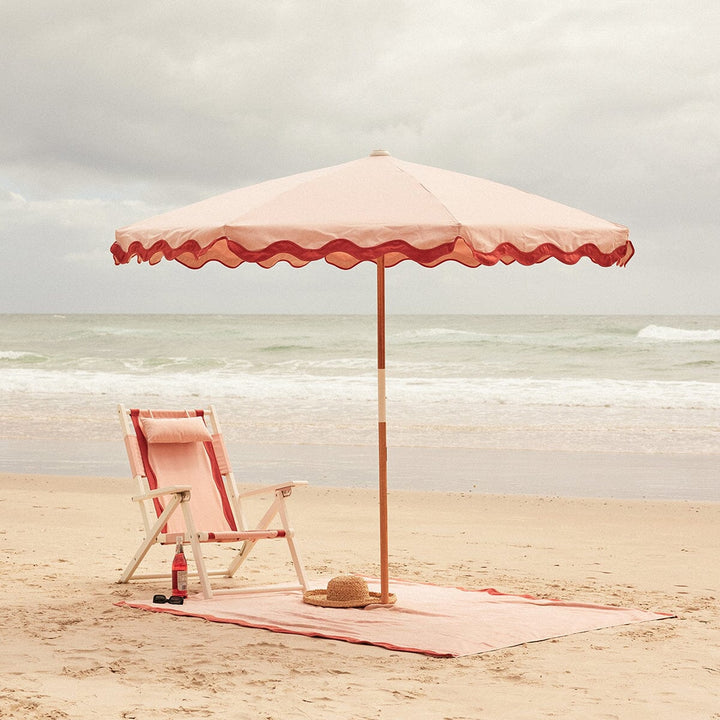 BUSINESS & PLEASURE CO Amalfi Umbrella, Rivie Pink