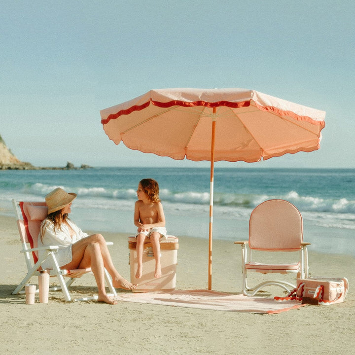 BUSINESS & PLEASURE CO Amalfi Umbrella, Rivie Pink