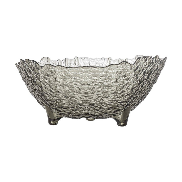 BLOOMINGVILLE Catia Glass Bowl, Grey, 32cm