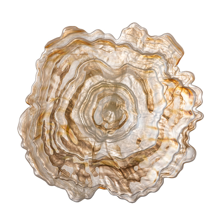 BLOOMINGVILLE Asimi Bowl, Nature, Glass, D38.5 cm