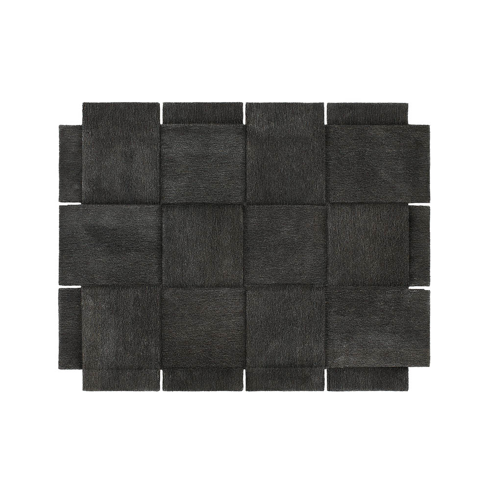 PRE-ORDER | DESIGN HOUSE STOCKHOLM Basket Rug, Dark Grey - 4 Sizes